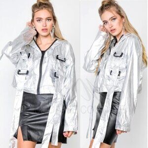 Silver Metallic Jacket